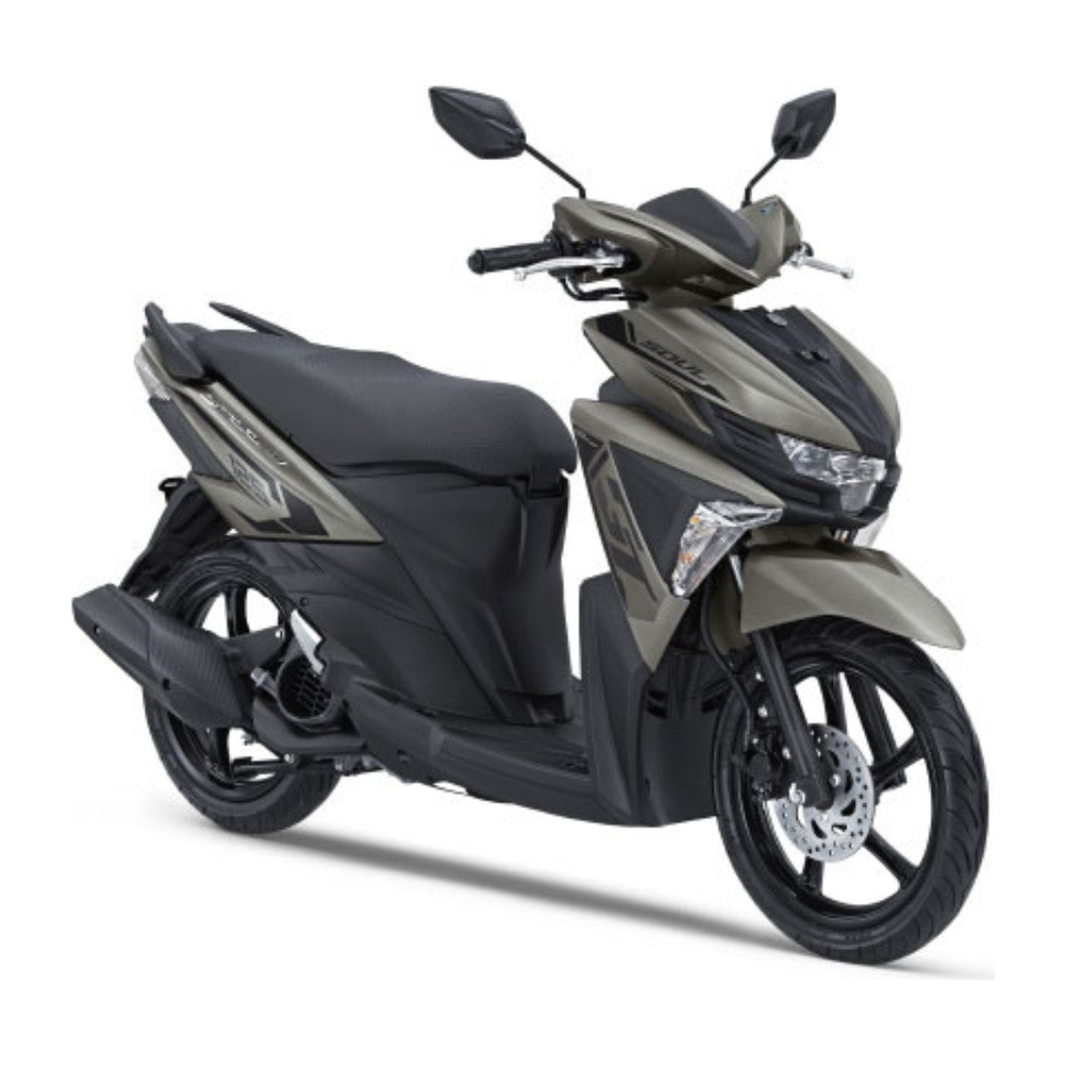 Yamaha GT 125 for rent in Chiang Mai, white background